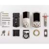 imageKwikset SmartCode 916 ZWave Smart Lock Keyless Entry Zwave Door Lock Touchscreen Electronic Deadbolt SmartKey ReKey Security Smart Hub Required Traditional Satin NickleSatin Nickel