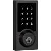 imageKwikset SmartCode 916 ZWave Smart Lock Keyless Entry Ring Compatible Door Lock Touchscreen Electronic Deadbolt SmartKey ReKey Security Smart Hub Required Contemporary Satin NickelMatte Black