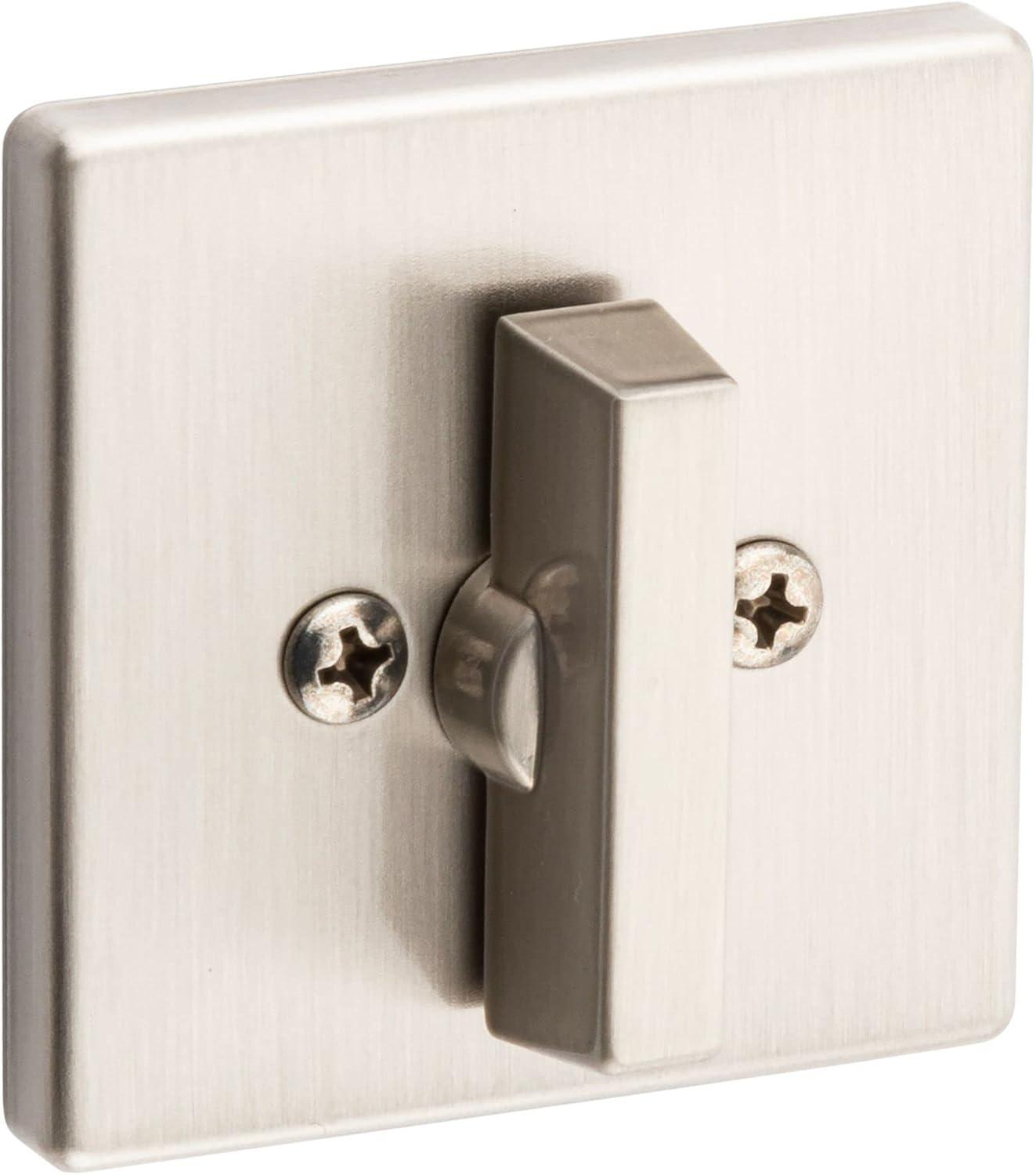 imageKwikset 660 Deadbolt Deadbolt Lock Polished Brass Round Exterior Keyed Front Entry Door Pick Resistant SmartKey Rekey Security Single Cylinder Dead BoltSatin Nickel