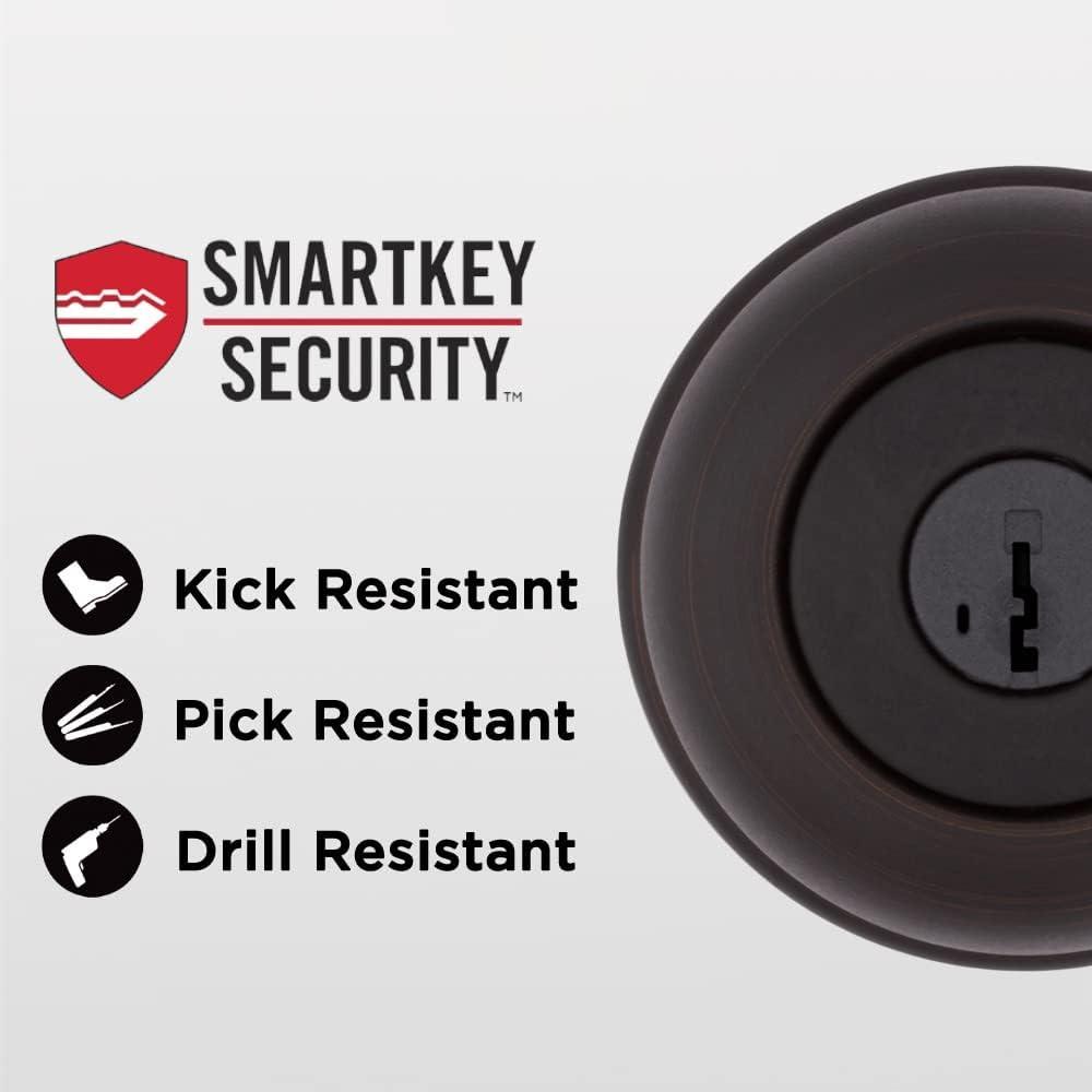 imageKwikset 690 Cove Entry Knob and Single Cylinder Deadbolt Combo Pack in Venetian Bronze6 Pack