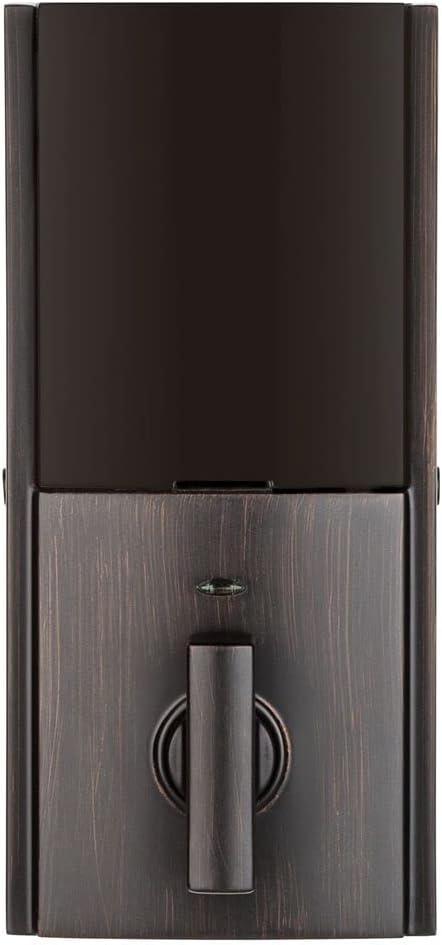 imageKwikset 916 Keyless Entry Touchscreen SmartCode Electronic Deadbolt Smart Lock featuring SmartKey Security and ZigBee 30 Technology in Contemporary Venetian Bronze Zigbee Hub sold seperately