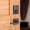 imageKwikset 914 Contemporary Keypad SmartCode Electronic Deadbolt Smart Lock featuring SmartKey Security and ZigBee 30 Technology in Venetian Bronze