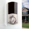 imageKwikset 914 Convert Zigbee 30 Electronic Smart Lock Conversion Kit in Polished BrassSatin Nickel
