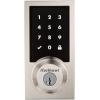 imageKwikset 916 Contemporary Touchscreen SmartCode Electronic Deadbolt Smart Lock featuring SmartKey Security and ZigBee 30 Technology in Satin Nickel