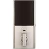 imageKwikset 916 Contemporary Touchscreen SmartCode Electronic Deadbolt Smart Lock featuring SmartKey Security and ZigBee 30 Technology in Satin Nickel