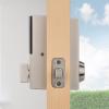 imageKwikset 916 Contemporary Touchscreen SmartCode Electronic Deadbolt Smart Lock featuring SmartKey Security and ZigBee 30 Technology in Satin Nickel