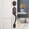 imageKwikset 98001123 Arlington Single Cylinder Handleset wLido Lever featuring SmartKey in Venetian BronzeVenetian Bronze