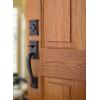 imageKwikset Ashfield Front Door Lock Handle and Deadbolt Set Entry Handleset Exterior with Interior Reversible Lever Venetian Bronze Pick Resistant SmartKey Rekey Deadbolt Security
