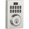 imageKwikset 914 Contemporary Keypad SmartCode Electronic Deadbolt Smart Lock featuring SmartKey Security and ZigBee 30 Technology in Satin Nickel