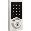 imageKwikset 916 Contemporary Touchscreen SmartCode Electronic Deadbolt Smart Lock featuring SmartKey Security and ZigBee 30 Technology in Satin Nickel