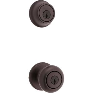 imageKwikset 690 Cove Entry Knob and Single Cylinder Deadbolt Combo Pack in Venetian Bronze6 Pack
