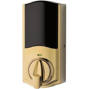 imageKwikset 914 Convert Zigbee 30 Electronic Smart Lock Conversion Kit in Polished BrassLifetime Polished Brass