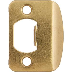 imageKwikset Corporation Kwikset Full Lip 14quot Round Corner Strike in Polished Brass