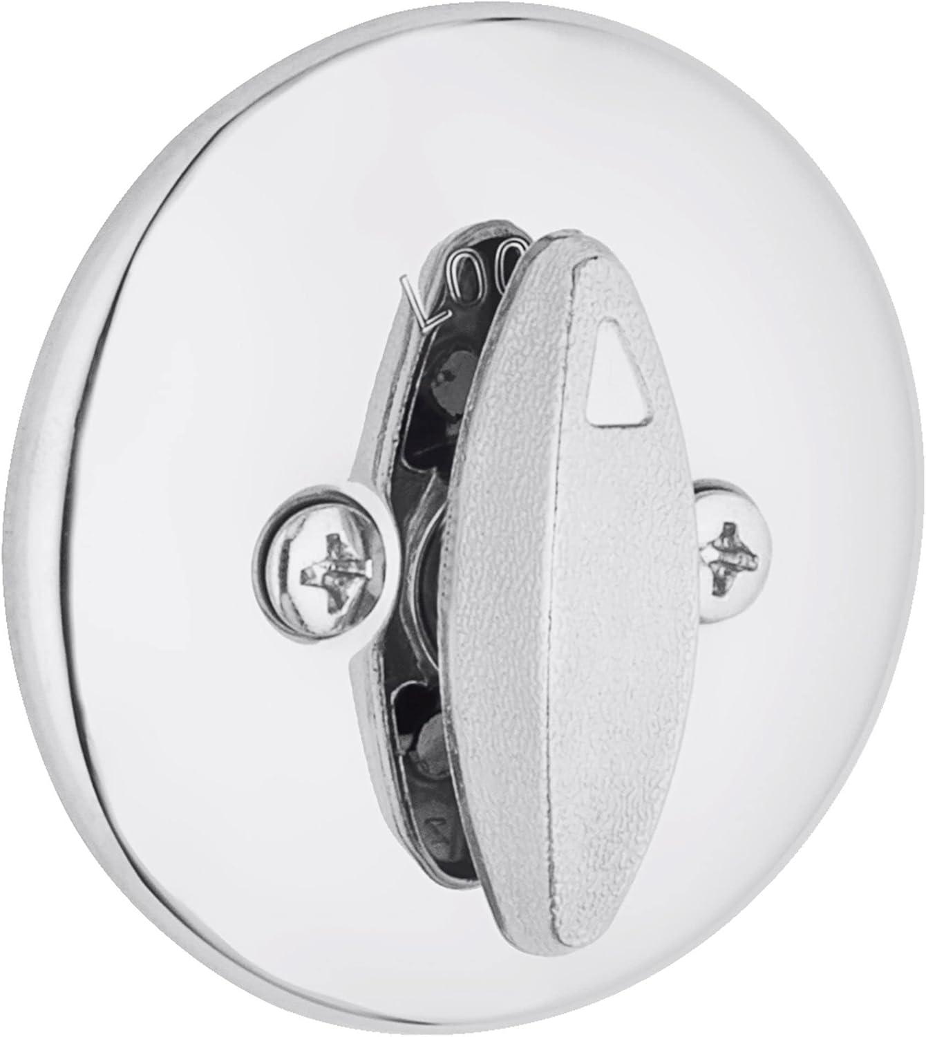 imageKwikset 660 Deadbolt Deadbolt Lock Polished Chrome Round Exterior Keyed Front Entry Door Single Cylinder Dead BoltPolished Chrome