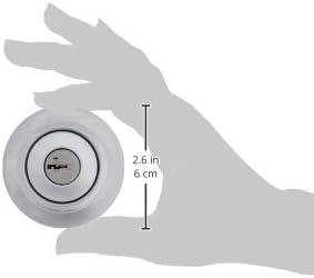 imageKwikset 690T 26D SMT RCAL RCS 690 Tylo Keyed Entry Knob And Single Cylinder Deadbolt Combo Pack Featuring Smart Key Satin Chrome