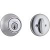 imageKwikset 660 Deadbolt Deadbolt Lock Satin Chrome Round Exterior Keyed Front Entry Door Pick Resistant SmartKey Rekey Security Single Cylinder Dead Bolt1 Count Pack of 1