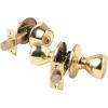 imageKwikset 690 Tylo Entry Knob and Single Cylinder Deadbolt Combo 1Pack Satin ChromePolished Brass