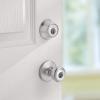 imageKwikset 690 Tylo Entry Knob and Single Cylinder Deadbolt Combo 1Pack Satin ChromeSatin Chrome