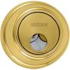 imageKwikset 817 Deadbolt Deadbolt Lock Venetian Bronze Round Exterior Keyed Front Entry Door Pick Resistant SmartKey Rekey Security Single Cylinder Dead BoltPolished Brass
