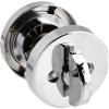 imageKwikset Milan Deadbolt Lock Polished Chrome Round Exterior Keyed Front Entry Door Pick Resistant SmartKey Rekey Security Single Cylinder Dead BoltPolished Chrome