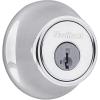 imageKwikset 660 Deadbolt Deadbolt Lock Polished Chrome Round Exterior Keyed Front Entry Door Single Cylinder Dead BoltPolished Chrome