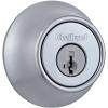 imageKwikset 660 Deadbolt Deadbolt Lock Satin Chrome Round Exterior Keyed Front Entry Door Pick Resistant SmartKey Rekey Security Single Cylinder Dead Bolt1 Count Pack of 1