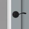 imageKwikset Balboa Interior Passage Door Handle Lever For Closet and Hallway Doors Reversible NonLocking Handle Lever Matte BlackMatte Black