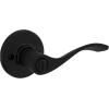 imageKwikset Balboa Interior Passage Door Handle Lever For Closet and Hallway Doors Reversible NonLocking Handle Lever Matte BlackMatte Black