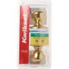 imageKwikset Mobile Home Interior Passage Door Knob Handle For Closet and Hallway Doors NonLocking Doorknob in Polished BrassPolished Brass