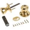 imageKwikset Mobile Home Interior Passage Door Knob Handle For Closet and Hallway Doors NonLocking Doorknob in Polished BrassPolished Brass