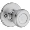 imageKwikset Tylo Interior Passage Door Knob Handle For Closet and Hallway Doors NonLocking Doorknob in Polished BrassSatin Chrome