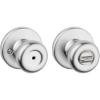 imageKwikset Tylo Interior Privacy Door Knob with Lock Door Handle For Bathroom and Bedroom Satin Chrome Keyless Turn Lock Doorknob 1 Count Pack of 11 Count Pack of 1