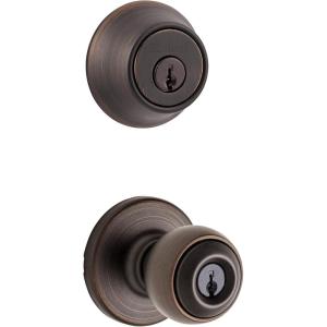 imageKWIKSET 690P 11P CP K6 Venetian Bronze Polo Combo Pack Lockset Model 96900333Venetian Bronze