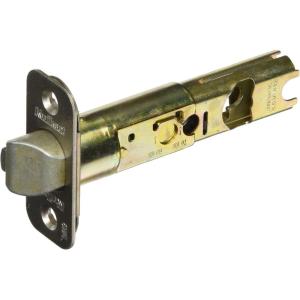 imageKwikset 8224715 Adjustable Radius Deadlatch Brass Finish