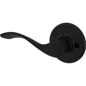 imageKwikset Balboa Interior Passage Door Handle Lever For Closet and Hallway Doors Reversible NonLocking Handle Lever Matte BlackMatte Black