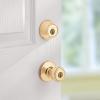 imageKwikset 96950164 695T5CP6ALRCSK6 Tylo Entry Knob Antique BrassPolished Brass