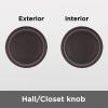 imageKwikset Juno Interior Passage Door Knob Handle For Closet and Hallway Doors NonLocking Doorknob in Venetian Bronze with Microban ProtectionVenetian Bronze