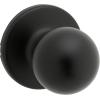 imageKwikset Polo Interior Privacy Door Knob with Lock Door Handle For Bathroom and Bedroom Satin Nickel Keyless Turn Lock Doorknob with Microban ProtectionMatte Black