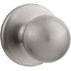 imageKwikset Polo Interior Privacy Door Knob with Lock Door Handle For Bathroom and Bedroom Satin Nickel Keyless Turn Lock Doorknob with Microban ProtectionSatin Nickel