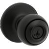 imageKwikset Polo Interior Privacy Door Knob with Lock Door Handle For Bathroom and Bedroom Satin Nickel Keyless Turn Lock Doorknob with Microban ProtectionMatte Black