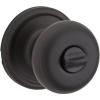 imageKwikset Hancock Interior Privacy Door Knob with Lock Door Handle For Bathroom and Bedroom Venetian Bronze Keyless Turn Lock Doorknob with Microban ProtectionPrivacy