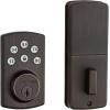 imageKwikset Powerbolt 907 Keyless Entry Deadbolt Electronic Door Lock 6 Button Keypad Auto Locking with Keyed Pick Resistant SmartKey ReKey Security Technology Satin NickelVenetian Bronze