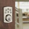 imageKwikset Powerbolt 907 Keyless Entry Deadbolt Electronic Door Lock 6 Button Keypad Auto Locking with Keyed Pick Resistant SmartKey ReKey Security Technology Satin NickelSatin Nickel