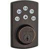 imageKwikset Powerbolt 907 Keyless Entry Deadbolt Electronic Door Lock 6 Button Keypad Auto Locking with Keyed Pick Resistant SmartKey ReKey Security Technology Satin NickelVenetian Bronze