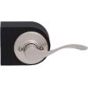 imageKwikset Balboa Dummy Door Handle Single Sided Lever for Closets French Double Doors and Pantry Venetian Bronze NonTurning Left Handed Interior PushPull Lever with Microban ProtectionSatin Nickel