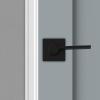 imageKwikset Ladera Interior Passage Door Handle Lever For Closet and Hallway Doors Reversible NonLocking Handle Lever Matte Black with Microban Protection
