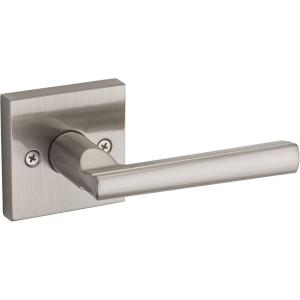 imageKwikset 91570026 Montreal Square HalfDummy Lever Satin Nickel