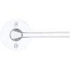 imageKwikset Lisbon Interior Privacy Door Handle with Lock Door Lever For Bathroom and Bedroom Polished Chrome Reversible Keyless Push Button Lock Door LeverPolished Chrome