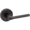 imageKwikset Lisbon Interior Privacy Door Handle with Lock Door Lever For Bathroom and Bedroom Polished Chrome Reversible Keyless Push Button Lock Door LeverVenetian Bronze