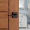 imageKwikset Lisbon Interior Privacy Door Handle with Lock Door Lever For Bathroom and Bedroom Polished Chrome Reversible Keyless Push Button Lock Door LeverVenetian Bronze